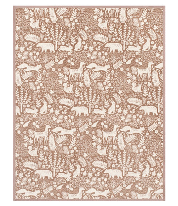 Whimsical Woods Sepia Blanket
