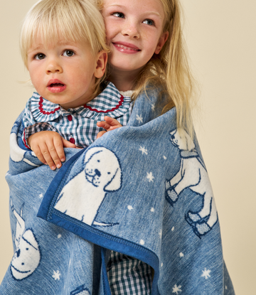 Winter Puppies Midi Blanket6