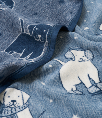 Winter Puppies Midi Blanket4