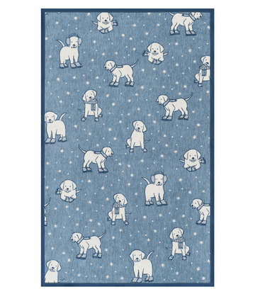 Winter Puppies Midi Blanket1