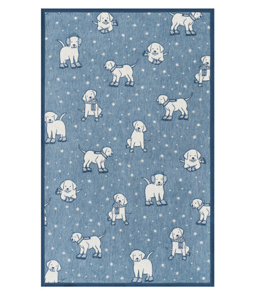 Winter Puppies Midi Blanket