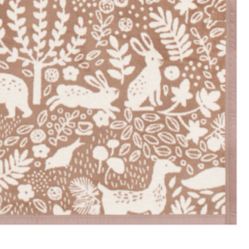 Whimsical Woods Sepia Blanket