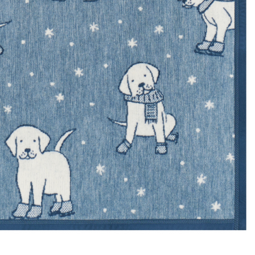 Winter Puppies Midi Blanket