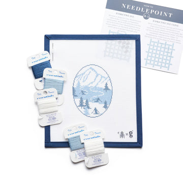 Ski First Tracks Needlepoint Kit
