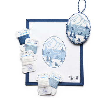 Ski First Tracks Needlepoint Kit