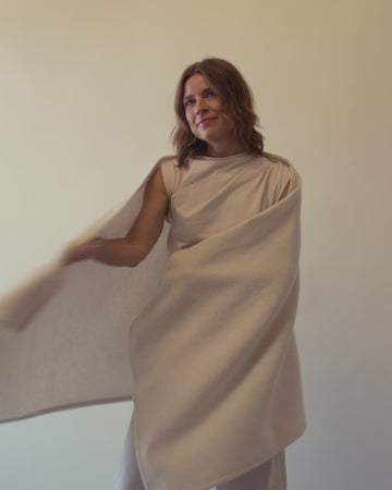 Bayside Herringbone Shell Shawl3